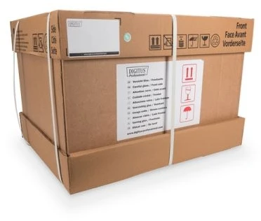 Digitus Sieninis spintinis stovas Unique serija - 600x600 mm (PxG), sieninis stovas, 12U, 100 kg, Rakto spyna, Stovo bėgiai, Juoda