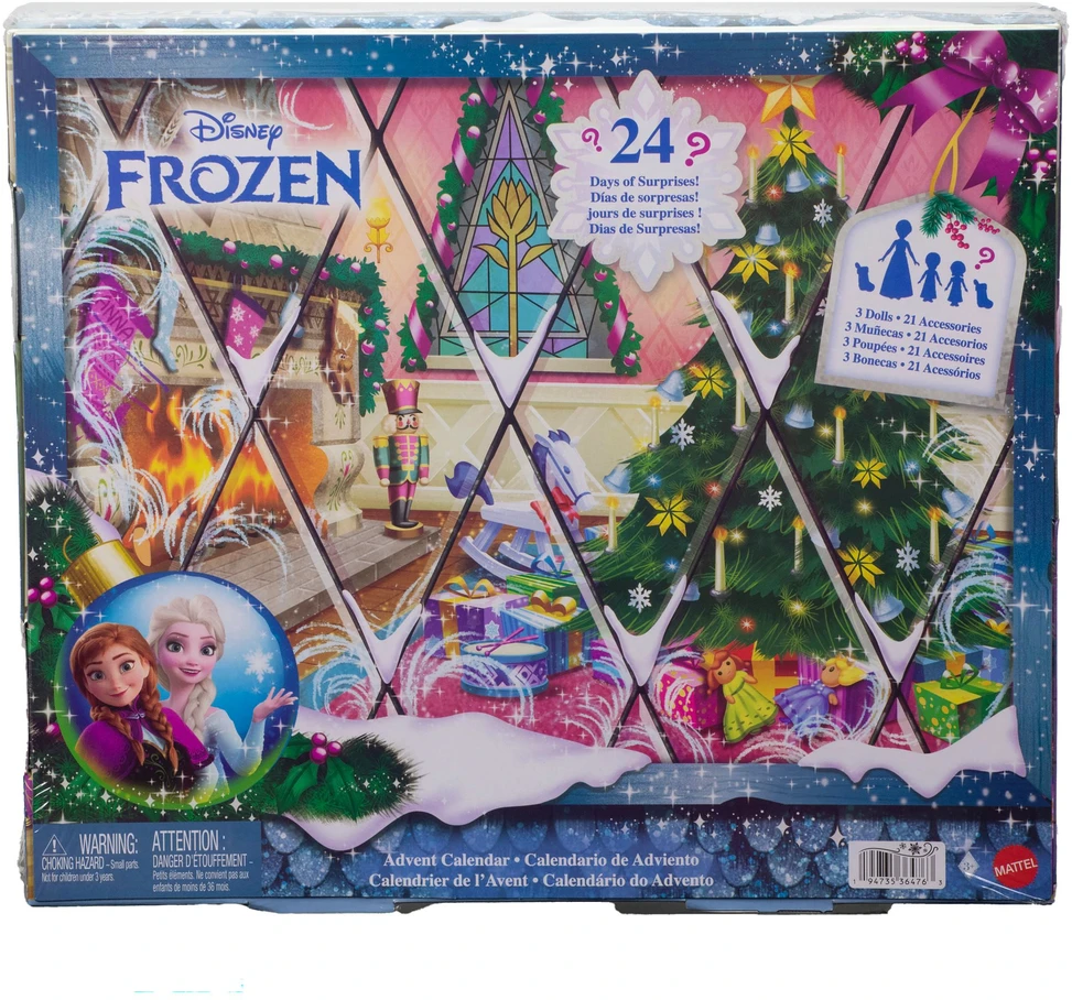 Mattel DISNEY FROZEN advento kalendorius (JLJ06)