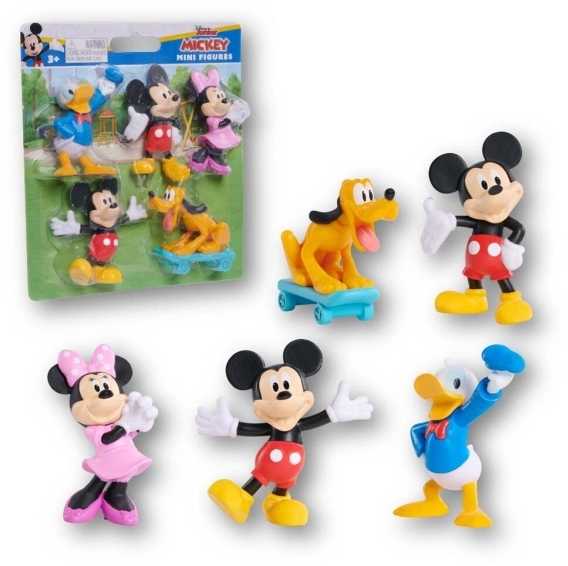 DISNEY RINKINYS IŠ 5 MINIŲ FIGŪRŲ FIGŪRŲ MICKEY MOUSE DONALD ANTIES PLUTO