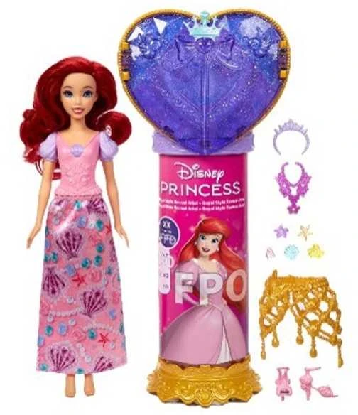 Mattel DISNEY PRINCESS JEWEL REVEAL Arielės siurprizas (JHL49)