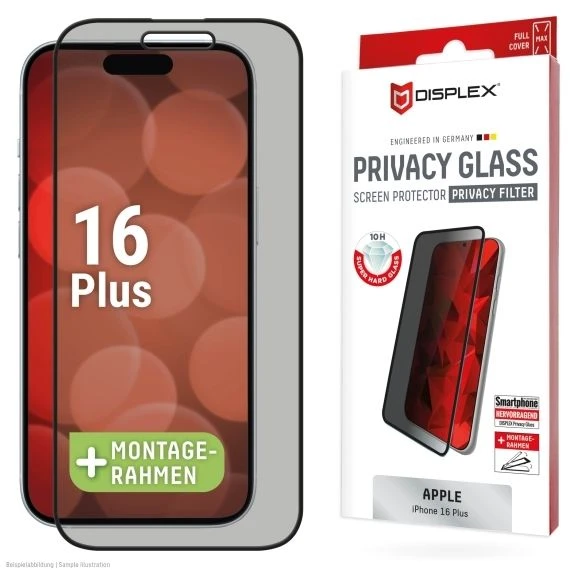 DISPLEX PRIVACY GLASS FC IPHONE - 16 PLUS