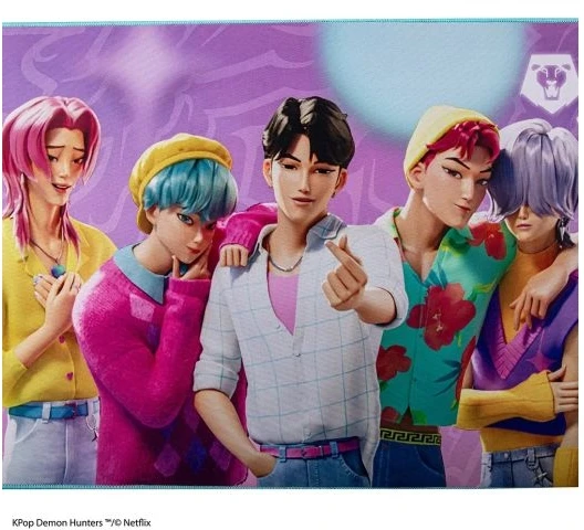 Distrineo Sas K-POP Demon Hunters - Saja Boys XL kilimėlis | 80x35 cm