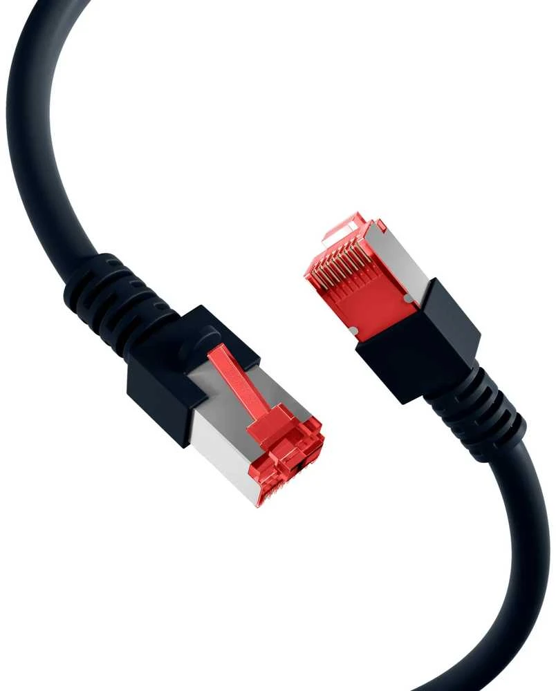 Efb Elektronik EFB EFB- Electronic ECOLAN - Komutacinis kabelis - RJ-45 (M) į RJ-45 (M) - 25 m - poros metalinėje folijoje (PiMf) - CAT 6 - be halogenų - juodas (K5515.25)