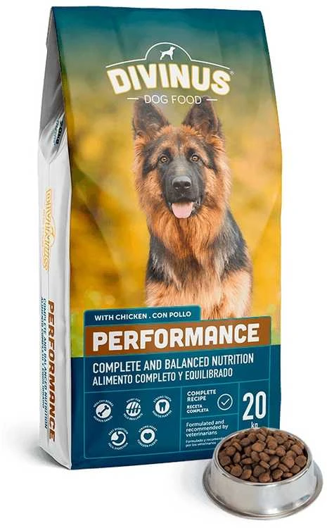 Sausas Šunų Maistas - Divinus Performance 20 Kg