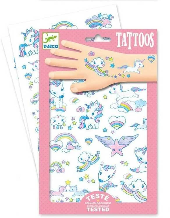 DJECO Body Art tatuiruotės Vienaragiai, DJ09575 ( DJ09575 )