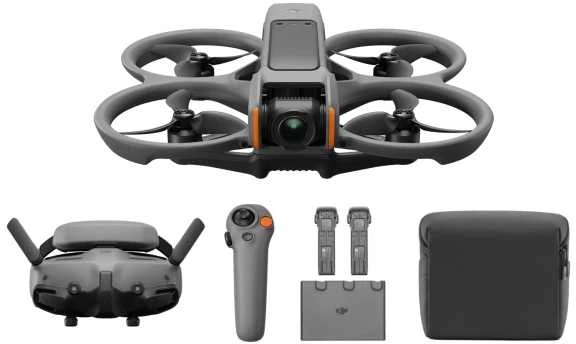 DJI Avata 2 Fly More Combo dronas (trys baterijos)