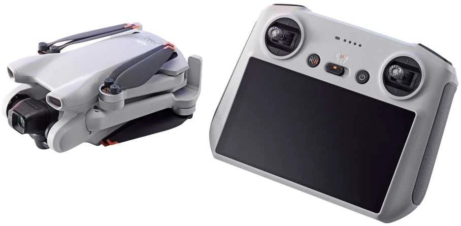 Dronas DJI Mini 3 Consumer su DJI RC, Baltos spalvos