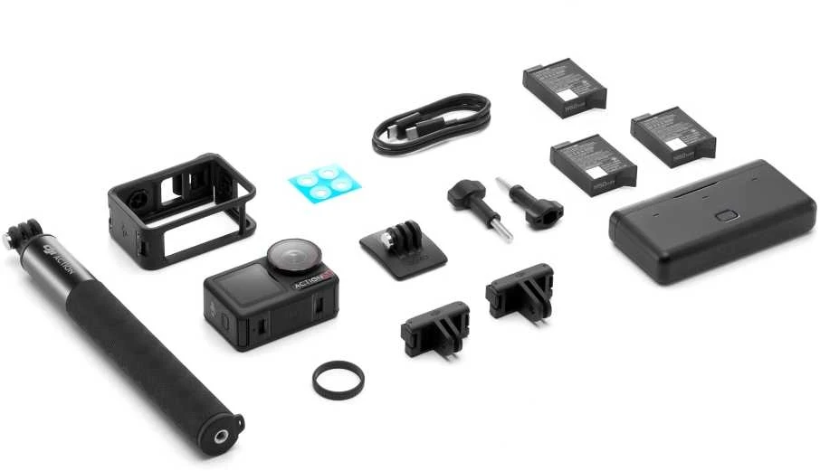 DJI Osmo Action 5 Pro, 4K Ultra HD, CMOS, 40 MP, 120 kadrų per sekundę, „Wi-Fi“, „Bluetooth“