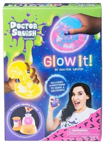 Doctor Squish - minkštų žaisliukų rinkinio papildymas neoninis leidimas - (107403)