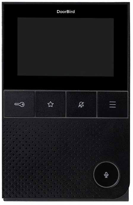 DoorBird DoorBird IP vaizdo įrašas Innenstation A1101 Juodas Edition