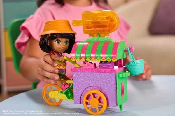 DORA THE EXPLORER Rinkinys „Saldumynų vežimėlis“