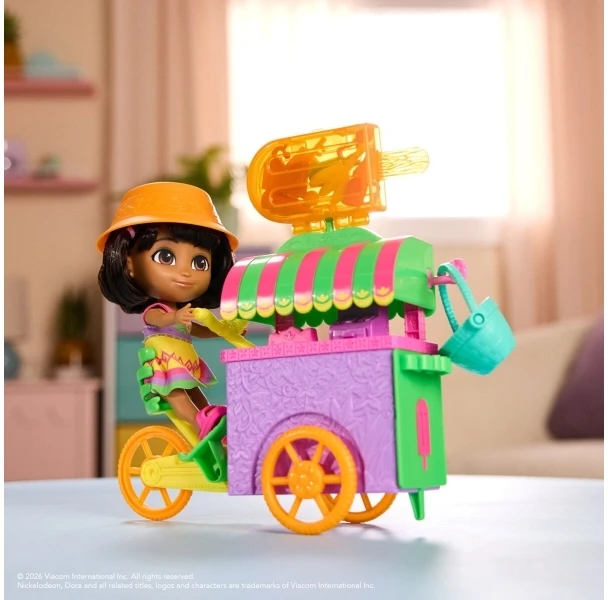 DORA THE EXPLORER Rinkinys „Saldumynų vežimėlis“