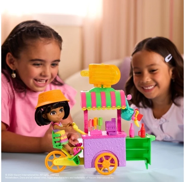 DORA THE EXPLORER Rinkinys „Saldumynų vežimėlis“