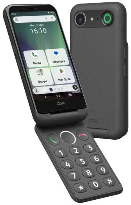 Doro Aurora A21 išmanusis telefonas, grafito spalvos
