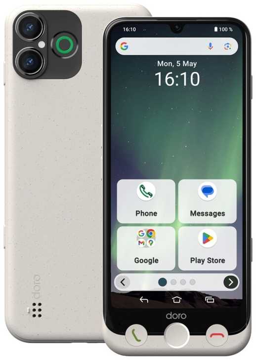 Išmanusis telefonas Doro Aurora A30 Grafitowy (380546)