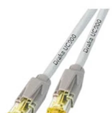 Draka PatchCord S/FTP (PiMF) Kat.6a UC900/TM31 pilka 2m (21.05.9520)