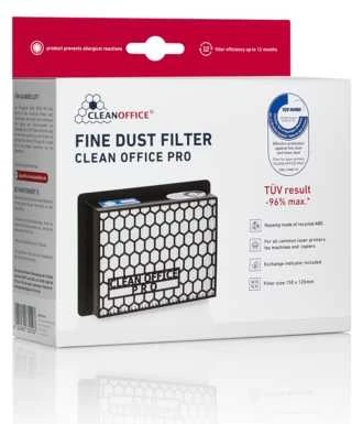 CleanOffice Clean Office Švarus „Office Pro“ paketas, kuriame yra 1 smulkių dulkių filtras spausdintuvams