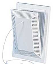 Duka Ventilation Duka sklendės tipo vožtuvas, 112, 100x150 mm, baltas