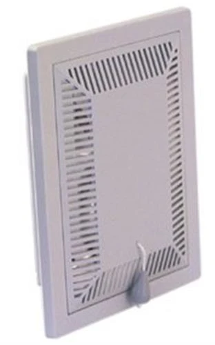 Duka Ventilation Atlenkiamas vožtuvas 100 x 150 mm su priverstiniu atidarymu, baltas, 112 tipas