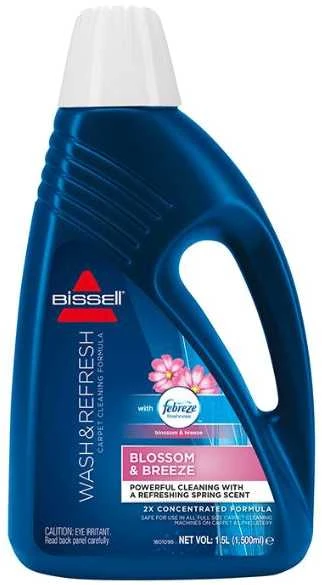 Bissell Wash and Refresh Febreze, 1,5 litro, 2x koncentruota, mėlyna