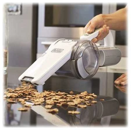 Dulkių siurblys Black & Decker Juodas & Decker Vacuum cleaner bagless, handheld Juodas & Decker Pivot PV1820L-QW (35W, baltos spalvos)