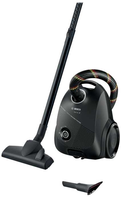 Bosch serija | 2 BGDS2CHAM, kanistrinis dulkių siurblys (spalva: JUODA)