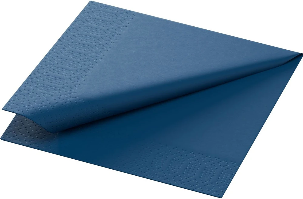 Duni napkins 24x24 cm 3-ply dark mėlynas, 250 pcs