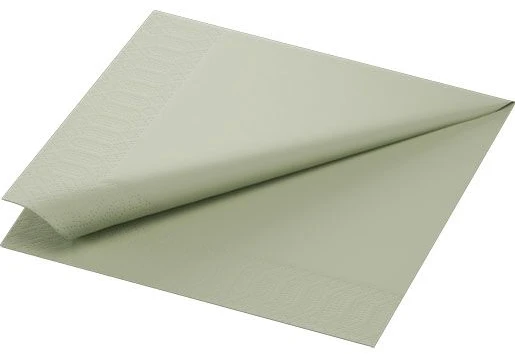 Duni servetėlės 40x40 cm 3 sluoksnių pistacijų žalios, 250 vnt./pak
