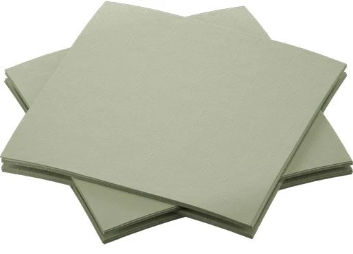 Servetėlės Bio Dunisoft 20 x 20 cm pistacijų žalios, 180 vnt./pak.