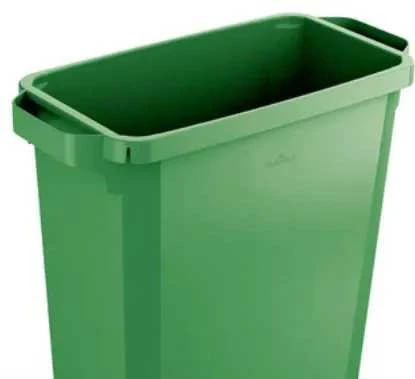 Durable Šiukšlių dėžė rūšiavimui DURABIN® 60L stačiakampė, žalia sp. (dangtis perkamas atskirai)