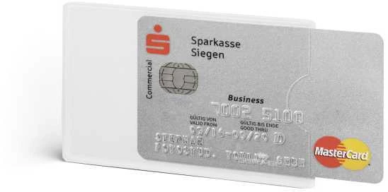 Įdėklas kortelės DURABLE, su RFID apsauga, juodos sp.