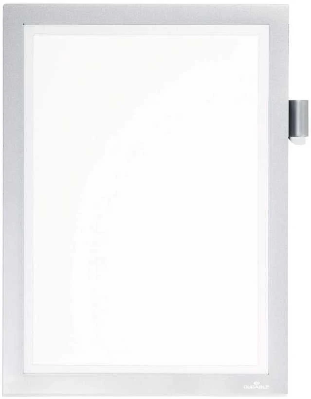 Laikiklis Durable DURABLE DURAFRAME MAGNETIC NOTE A4 1 vnt. sidabrinis