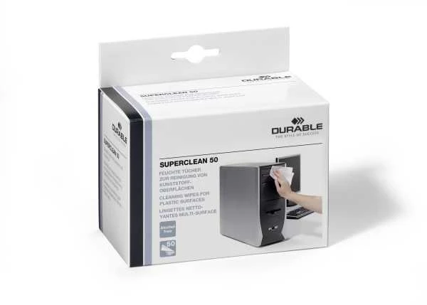 Valiklis Durable Superclean servetėlės nasączone 50 vnt.