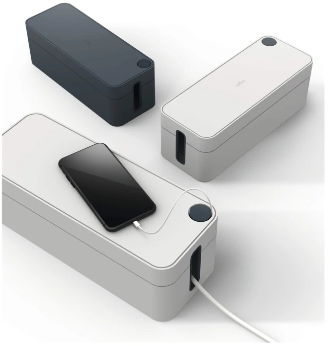 Durable Patvari kabelių dėžė CAVOLINE BOX L grafitas 503037