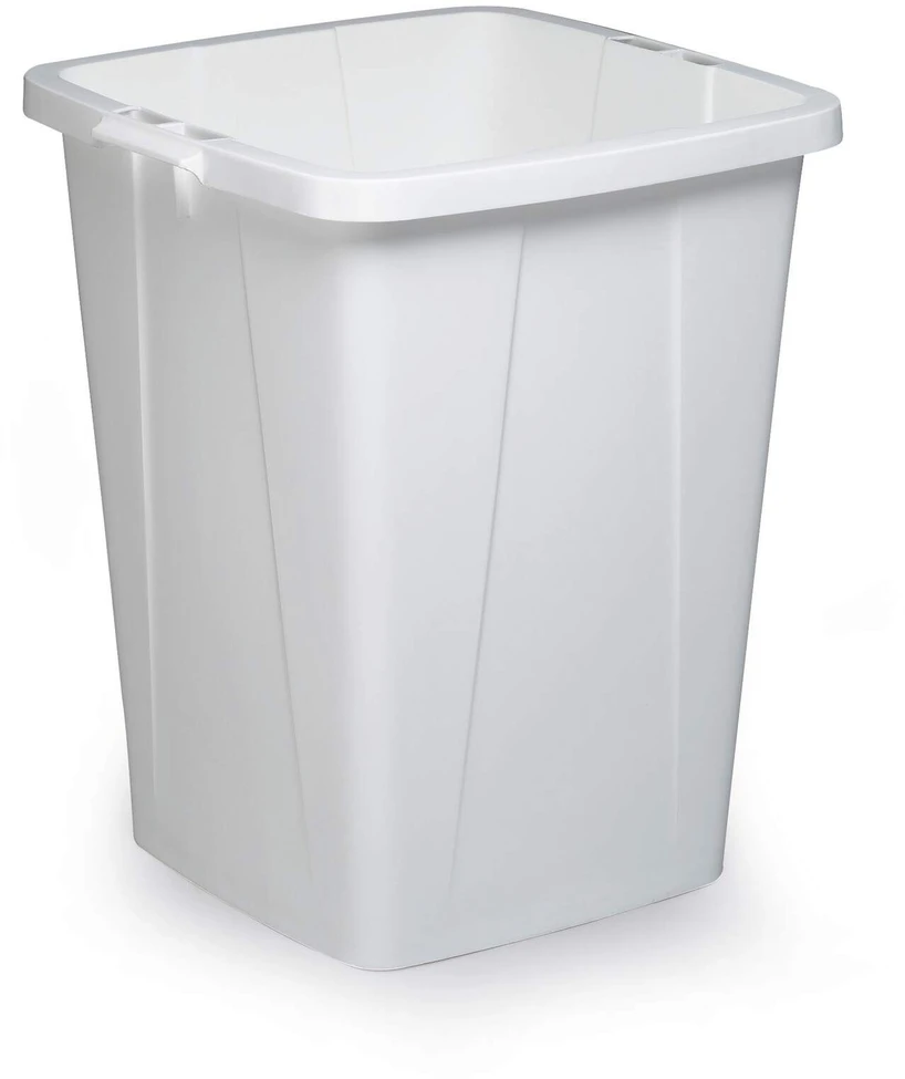 Durable Šiukšlių dėžė DURABIN® 90L kvadratinė, balta