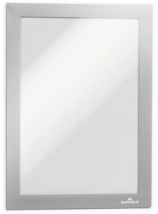 Durable Patvarus Lipnus informacinis rėmelis A5 sidabrinė 2vnt.. (4871-23)