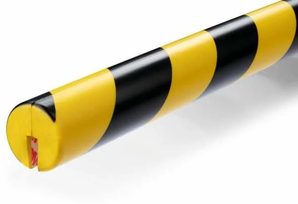 Plakatas Durable DURABLE Kantenschutzprofil E8R gelb/juodas selbstkl 1m