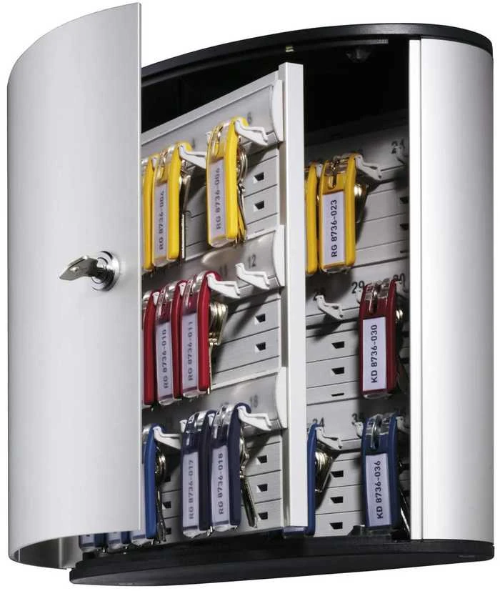 Durable DURABLE Schlüsselkasten Key Box 36 für 36 Schlüssel sidabrinis