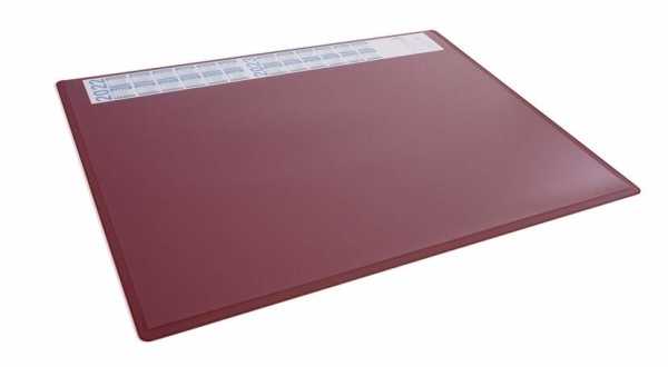 Durable DURABLE Schreibunterlage PP mit Jahreskaleder 650x500cm raudona