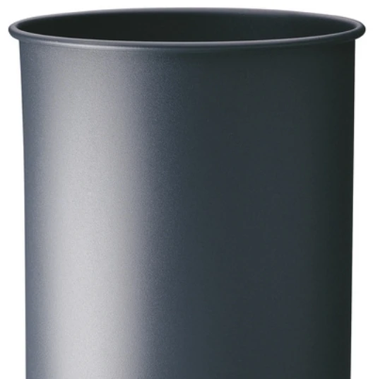 Durable DURABLE Papierkorb Metall rund 15 Liter Metallic sidabrinis