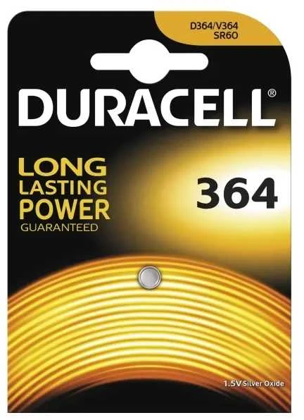 Duracell 067790, vienkartinė baterija, SR60, sidabro oksidas (S), 1,5 V, 1 vnt., 87 mm