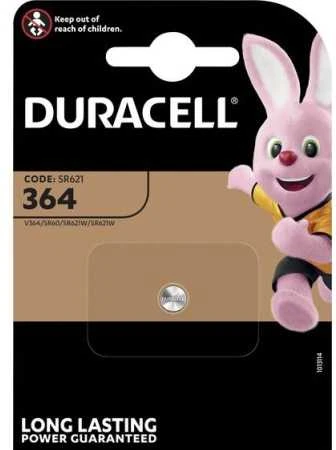 DURACELL AG1/LR361 (364) 1.5V elementas