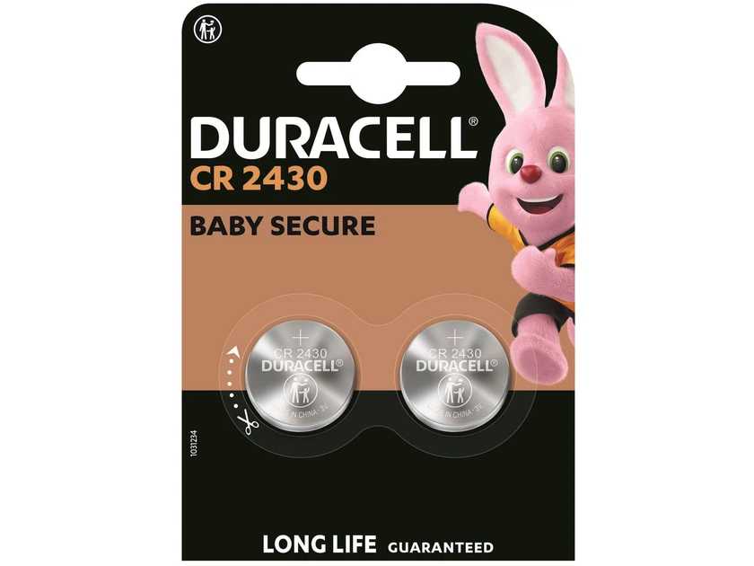 Duracell 152090, vienkartinė baterija, CR2430, ličio, 3 V, 2 vnt.