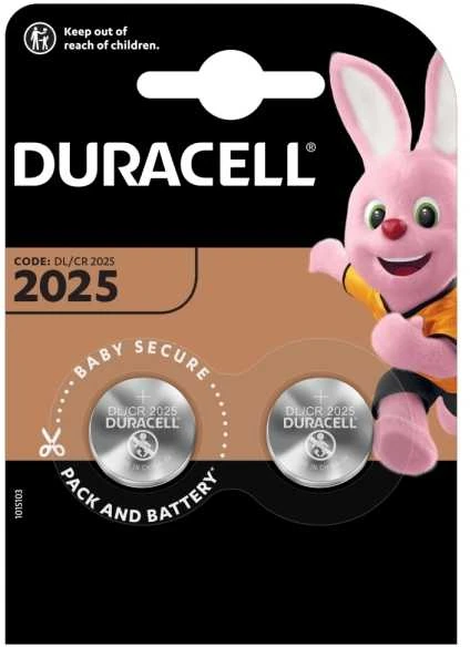 DURACELL CR2025 elementai