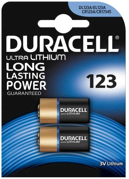Duracell Ultra CR123 Ličio Elementas 3V 2vnt