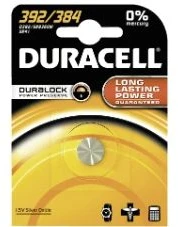Duracell 392/384 buitinė baterija Vienkartinė baterija Sidabro oksidas (S)