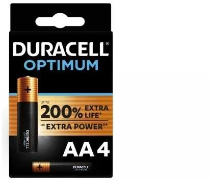 Duracell Optimum AA baterijų pakuotė