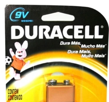 Baterijos DURACELL 9V, LR61, 1vnt