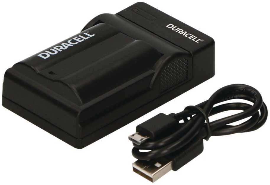 Duracell įkroviklis su USB laidu, skirtu DRNEL15/EN-EL15