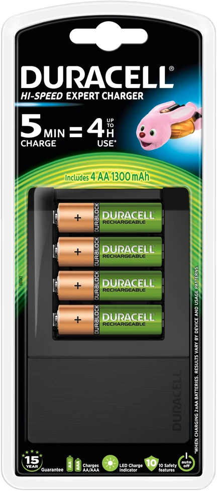 Duracell DUR036444, nikelio-metalo hidrido (NiMH), AA, AAA